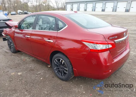 2015 Nissan Sentra Sv z USA, uszkodzony, nr VIN 3N1AB7AP9FL690218